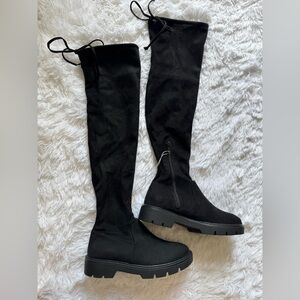 A New Day Over the Knee Faux Suede Boots Size 6